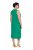 Ulla Popken 827908 Ärmelloses Jerseykleid Grün - Jerseykleider - 