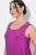 Ulla Popken 827908 Ärmelloses Jerseykleid Flieder - Jerseykleider - 
