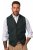 JP1880 828736 Tweedweste mit Strickrücken Flaschengrün - Herrenanzüge und -blazer - Herrenanzüge und -blazer in großen Größen