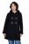 Ulla Popken 829347 Dufflecoat Schwarz - Mäntel - Damenmäntel in großen Größen