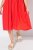 Ulla Popken 829837 Kurzärmliges Kleid aus Leinenmix Rot - Sommerkleider - Sommerkleider in großen Größen