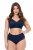 Ulla Popken 830094 Slips mit Spitze 2er-Pack Dunkelblau - Slips - 