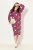 Ulla Popken 830151 Geblümtes Kleid Rosa - Maxikleider - Maxikleider in großen Größen