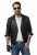 JP1880 830586 Bikerjacke aus Lammnappa Schwarz - Herren jacken - Herren Jacken in großen Größen