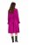 Ulla Popken 830615 Langärmliges Kleid mit Volants Flieder - Midikleider - Midikleider für Damen in großen Größen