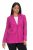 Ulla Popken 830767 Blazer in Crash-Optik Magenta - Blazer - Blazer in großen Größen für Damen