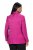 Ulla Popken 830767 Blazer in Crash-Optik Magenta - Blazer - Blazer in großen Größen für Damen