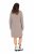 Ulla Popken 831589 Langärmliges Strickkleid mit Rollkragen Grau - Strickkleider - 