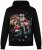 Men+ 100 Hoodie Weihnachtsmann auf Motorrad Schwarz - Herren-sweater und -hoodies - Herren-Sweater und -Hoodies in großen Größen