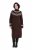 Ulla Popken 832670 Gemustertes Strickkleid mit Rollkragen Mehrfarbig - Kleider - Kleider für alle Größen