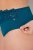 Ulla Popken 832864 Strings mit Spitze Petrol - Slips - 