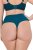 Ulla Popken 832864 Strings mit Spitze Petrol - Slips - 