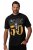 JP1880 AC/DC Graphic Band T-Shirt Black - Herren-T-shirts - Herren-T-Shirts in großen Größen