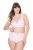 Ulla Popken 834307 Shaping-Slip mit Spitze Rosa - Shapewear - 