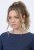 Ulla Popken 834371 Gestreiftes Sweatkleid Dunkelblau - Sweatkleider - 