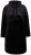 Ulla Popken 834550 Langärmliges Kleid mit Kapuze Schwarz - Sweatkleider - 