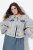 Ulla Popken 835486 Jeansjacke mit weiten Ärmeln Denimblau - Jacken - Damenjacken in großen Größen