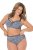 Ulla Popken 835633 Slips mit Animal-Print Anthrazit - Slips - 