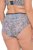 Ulla Popken 835633 Slips mit Animal-Print Anthrazit - Slips - 