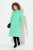 Ulla Popken 835720 Strickkleid in A-Linie mit 3/4-Ärmeln Petrol - Strickkleider - 