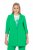 Ulla Popken 836165 Langer Blazer mit 3/4-Ärmeln Grün - Blazer - Blazer in großen Größen für Damen
