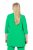 Ulla Popken 836165 Langer Blazer mit 3/4-Ärmeln Grün - Blazer - Blazer in großen Größen für Damen