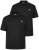 Men+ 258 Poloshirt Schwarz 2er-Pack - Polo-shirts für herren - Polo-Shirts für Herren in großen Größen