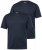Men+ 299 T-Shirt V-Ausschnitt Dunkelblau 2er-Pack - Herren-T-shirts - Herren-T-Shirts in großen Größen