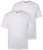 Men+ 311 T-Shirt Bauchfit Weiß 2er-Pack - Herren-T-shirts - Herren-T-Shirts in großen Größen