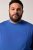 Men+ 313 T-Shirt Langarm Bauchfit Kobaltblau - Herren-T-shirts - Herren-T-Shirts in großen Größen