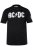 JP1880 AC/DC Classic Logo Band T-Shirt Black - Herren-T-shirts - Herren-T-Shirts in großen Größen