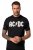 JP1880 AC/DC Classic Logo Band T-Shirt Black - Herren-T-shirts - Herren-T-Shirts in großen Größen