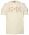 JP1880 836411 AC/DC Classic Logo T-Shirt Sandgrau - Band-T-shirts - Band T-Shirts in großen Größen