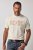 JP1880 836411 AC/DC Classic Logo T-Shirt Sandgrau - Band-T-shirts - Band T-Shirts in großen Größen