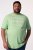 Men+ 424 T-Shirt Trout Trophy Mintgrün - Herren-T-shirts - Herren-T-Shirts in großen Größen