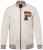 JP1880 836786 Collegejacke mit Emblem Cremeweiß - Herren jacken - Herren Jacken in großen Größen