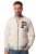 JP1880 836786 Collegejacke mit Emblem Cremeweiß - Herren jacken - Herren Jacken in großen Größen