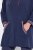 Ulla Popken 837190 Lounge-Poncho mit Kapuze Dunkellila - Pyjama/Loungewear - 