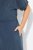 Ulla Popken 837403 Kurzärmliges Jerseykleid Dunkelblau - Jerseykleider - 