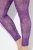 Ulla Popken 837935 Gemusterte Strumpfleggings Violett - Strumpfhosen & Socken - 