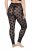 Ulla Popken 837949 Gemusterte Strumpfleggings Schwarz - Strumpfhosen & Socken - 