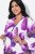 Ulla Popken 838105 Offene Jacke zum Binden Violett - Strickjacken - Damen-Cardigans in großen Größen