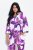 Ulla Popken 838105 Offene Jacke zum Binden Violett - Strickjacken - Damen-Cardigans in großen Größen