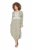 Ulla Popken 838120 Gemustertes Kleid mit V-Ausschnitt Hellgrün - Minikleider - Minikleider in großen Größen