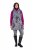 Ulla Popken 838435 Lange Steppweste mit Druck Schwarz - Westen - 