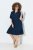 Ulla Popken 838567 Kurzärmliges Kleid Mehrfarbig - Midikleider - Midikleider für Damen in großen Größen