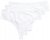 Ulla Popken 838637 Strings 3er-Pack Weiß - Slips - 