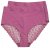 Ulla Popken 838675 Slips mit hoher Taille Dunkellila - Slips - 