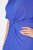 Ulla Popken 838765 Kurzärmliges Jerseykleid mit V-Ausschnitt Graublau - Midikleider - Midikleider für Damen in großen Größen