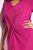 Ulla Popken 838765 Kurzärmliges Jerseykleid mit V-Ausschnitt Rosa - Kleider - Kleider für alle Größen